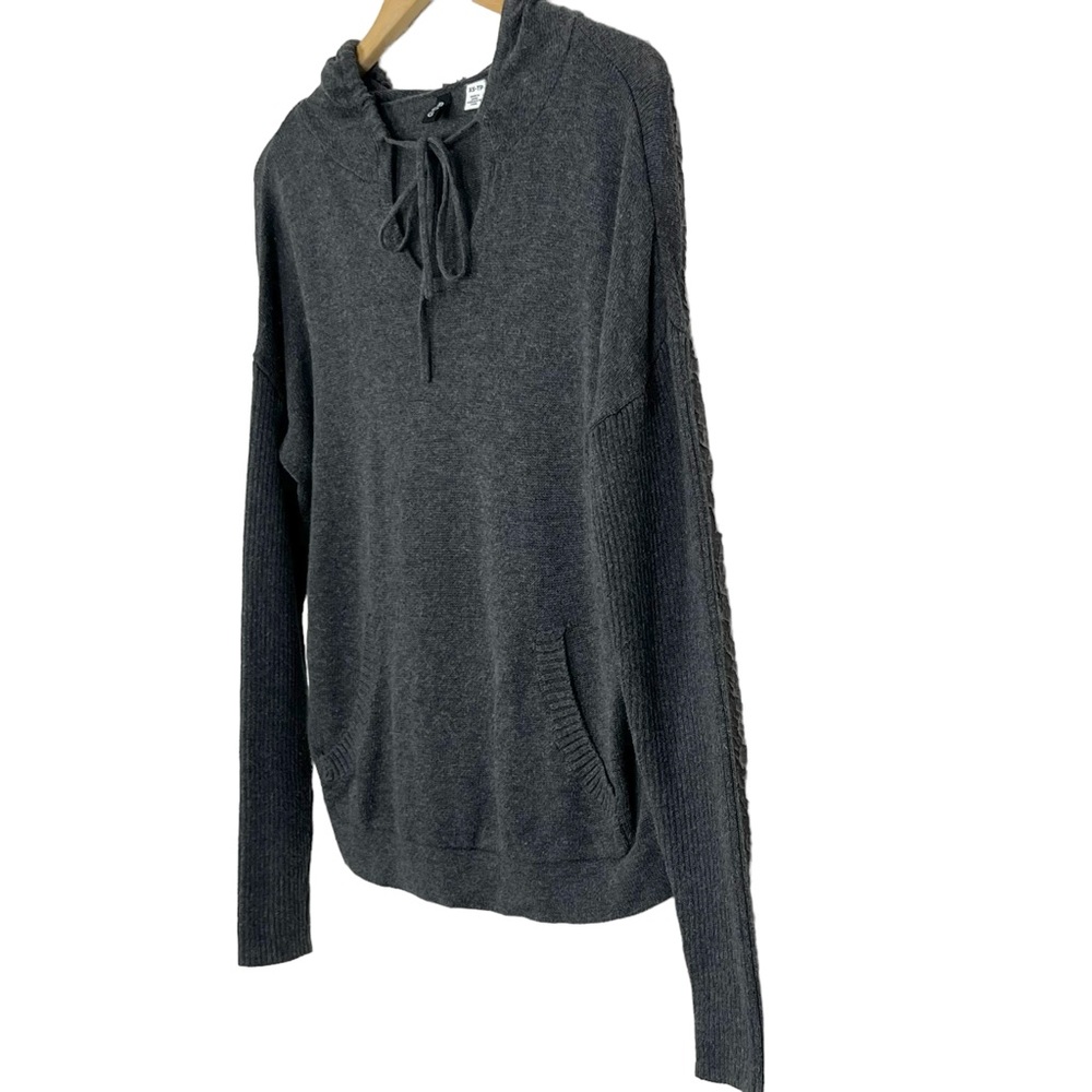 Urban Outfitters BDG Hoodie Ribbed Sleeves Pullover Sweater - Picture 4 of 8